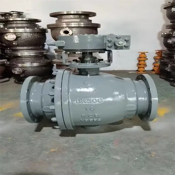 Q347H-300LB 两片固定司太立密封美标法兰式球阀