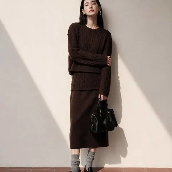 绘扮女装库存尾货简约通勤慵懒风套装供应链货源走份批发