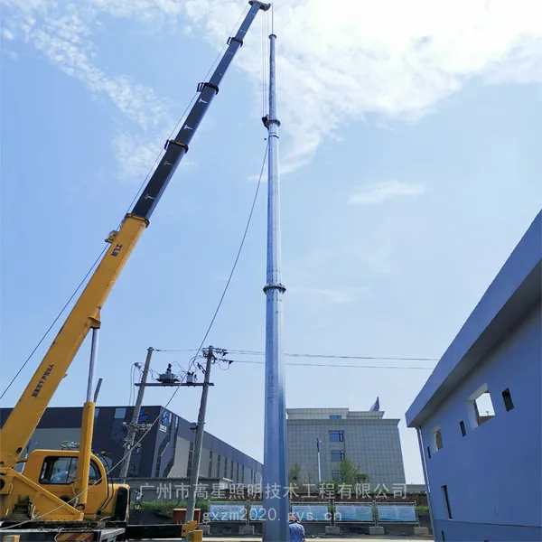 引雷针 接闪电杆 三柱圆钢避雷针塔 防雷针生产厂家#高星照明