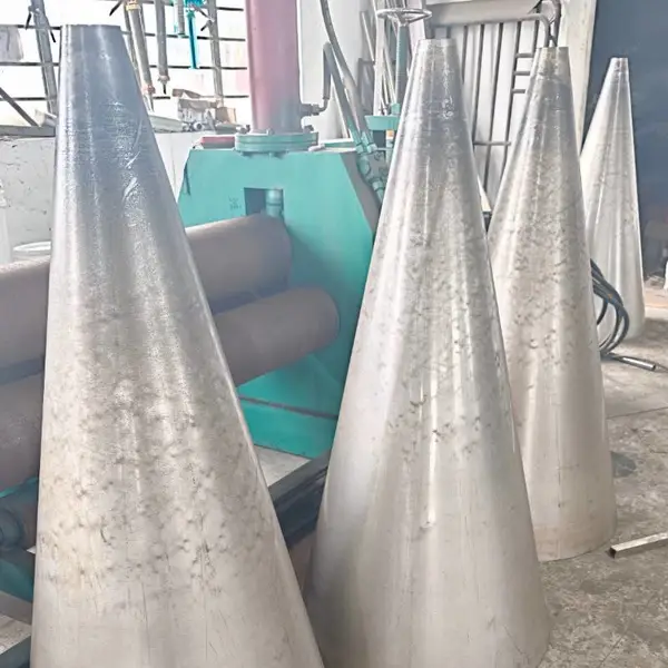 不锈钢锥形卷圆件 非标大小头锥管卷圆焊接工厂按需定制加工锥形圆