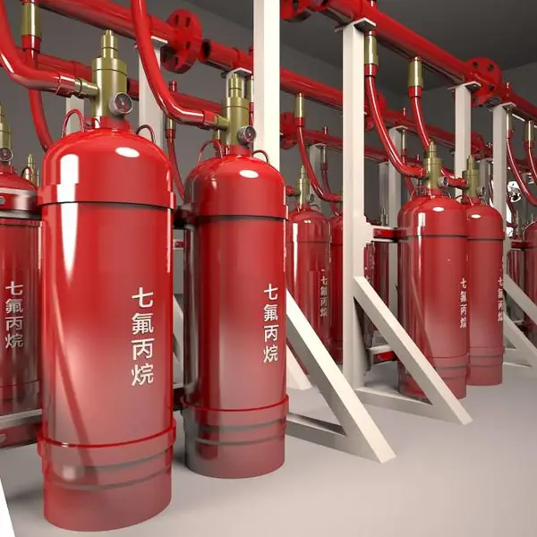 供应重庆外贮压式七氟丙烷气体自动灭火系统(有管网)