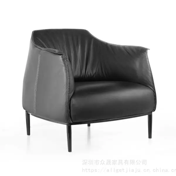 供应深圳众晟家具Anna Sofa现代组合***办公接待等候沙发