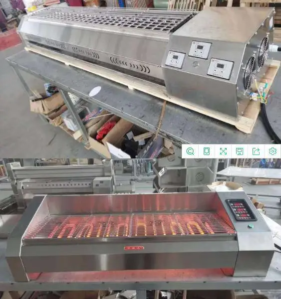 黑金刚商用烧烤炉 全自动烤串炉 台式烧烤设备