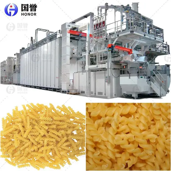 大产量通心粉生产线 高温烘干通心粉设备 稳定高效 可定制