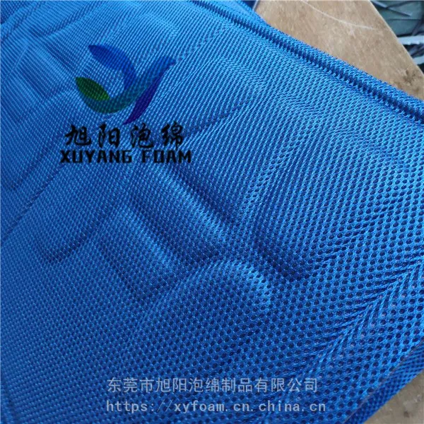 三明治网眼布热压 eva贴合布压型 海绵复合皮料热压加工