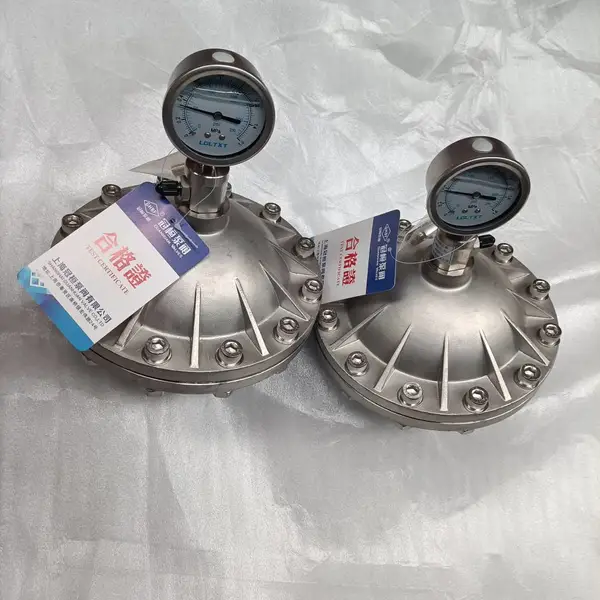 GHMZ-16P 计量泵必须配备的附件不锈钢304/316L膜片式脉冲阻尼器