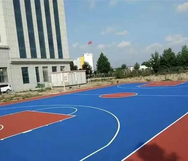 奥人体育吉.林长.春 网球羽毛球场地室外操场 硅pu篮球场 环保防滑 一站式服务18-6-1176-8439