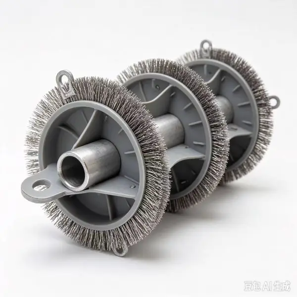 钢丝刷清管器 非开挖市政管道除垢器HDPE管线清扫器