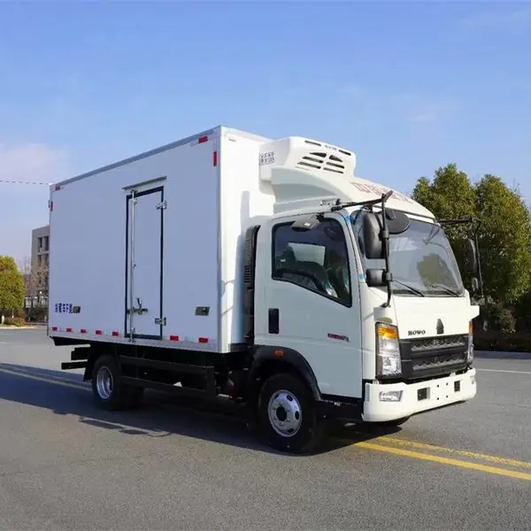 国六重汽豪沃轻卡厢式冷藏车 重汽豪沃蓝牌4米2冷藏车