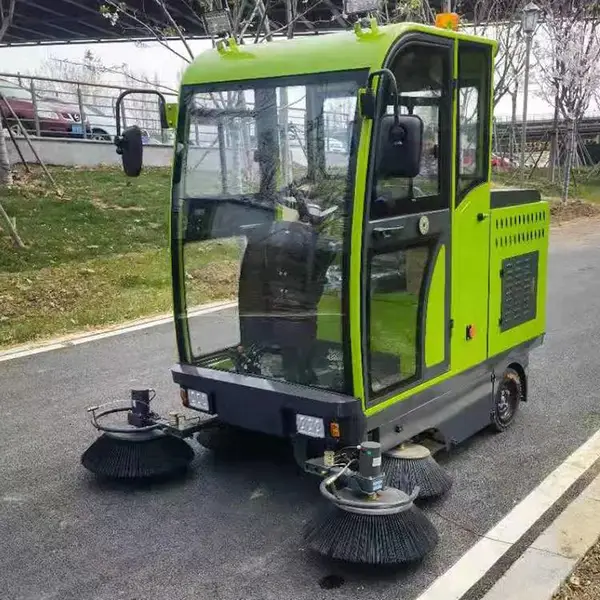 中拓 学校景区扫地机 道路清扫机 路面树叶垃圾清扫车