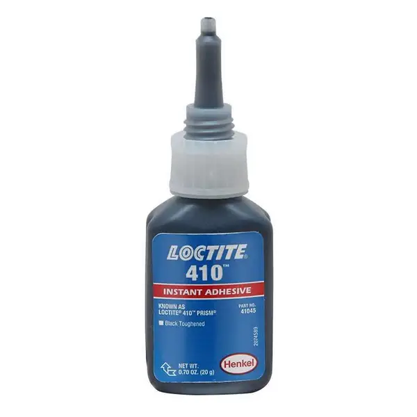汉高乐泰 LOCTITE 瞬干胶 410 黑色 20g/瓶 橡胶增强型