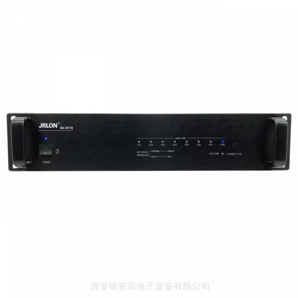 JRLON公共广播系统 SA-1017A 主备功放切换器(8主1备)