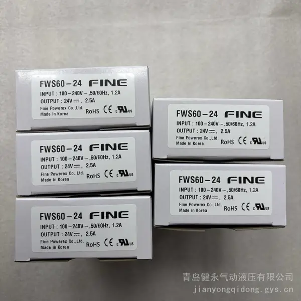 FINE 开关电源 FWS60-24 24V2.5A 60W 工控电源 宽压输入