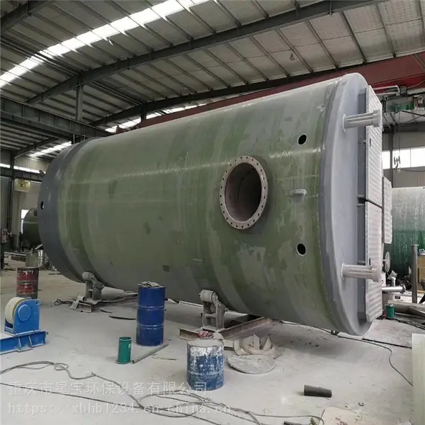 四川玻璃钢一体化泵站 生活污水提升器 星宝环保生产