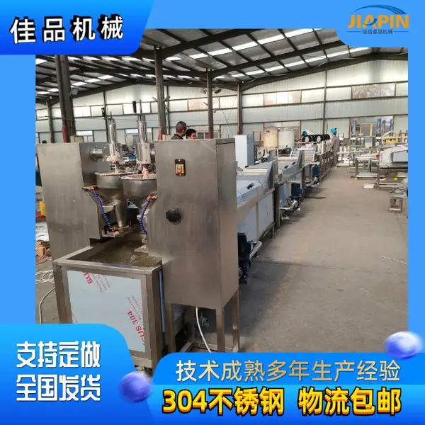 佳品牌大型肉丸水煮线 猪肉丸牛肉丸定型水煮冷却风干线 肉丸加工设备支持定做