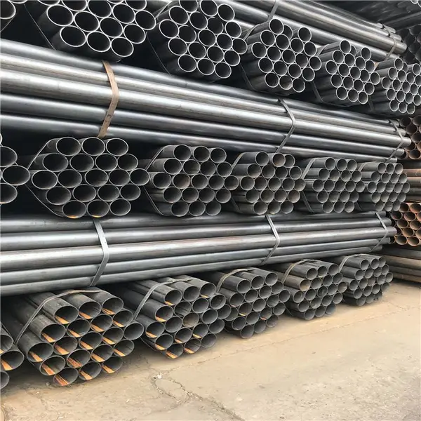 销售高频焊接直缝钢管 Q235建筑用DN40脚手架管 Q195薄壁2寸直缝焊管