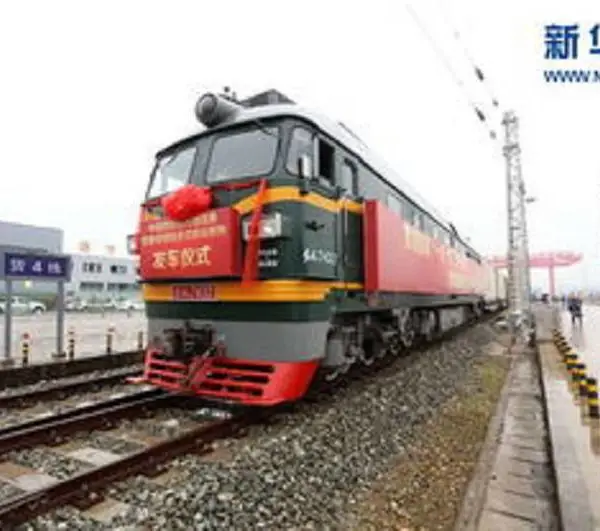 服装服饰出口到阿拉木图等中亚城市的铁路运输