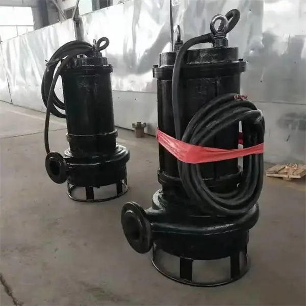 带切割装置潜水排污泵 大功率耐磨渣浆泵 低噪音河道排泥泵