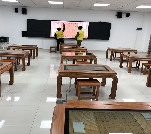 宏教通 智慧棋艺教室 智能棋艺学习教学设备 沉浸式下棋体验触控屏一体机