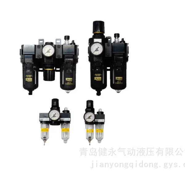 美国 Parker 派克 气源三联件 AU200?8 迷你型手动排水 FRL 气源处理器