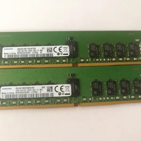 三星全新原装DDR4 16G 1RX4 2666 M393A2K40BB2-CTD 服务器内存