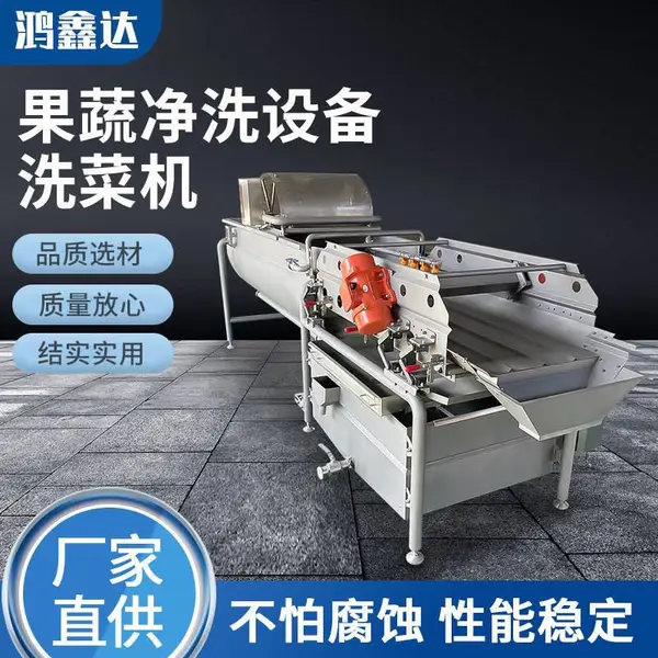 净菜果蔬气泡清洗机 蔬菜水果清洗机厂家 果蔬清洗流水线