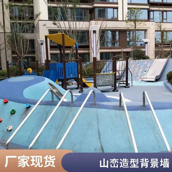 小区景观屏风 假山背景墙 庭院金属景墙 做工精细 厂家定制