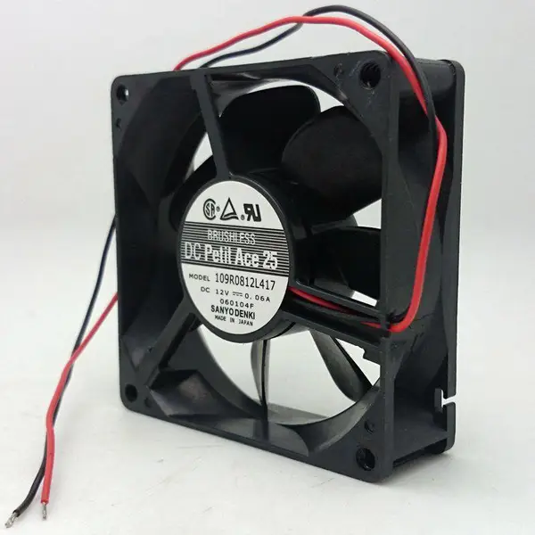 三洋 8025 12V 109R0812L417 电脑 功放 机箱 电源 双滚珠风扇8CM***