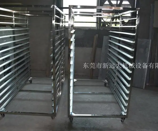 硅胶流化烤炉 产品专用烘炉分层式推车 耐高温移动烘烤架子