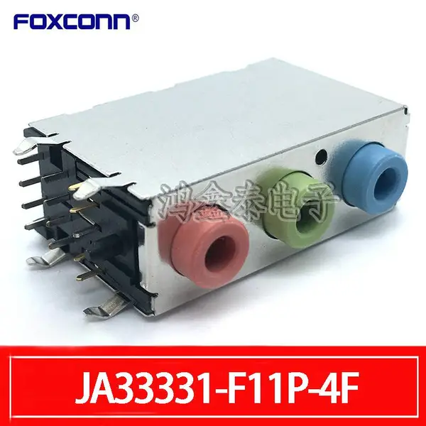 Foxconn富士康 三口声卡 3孔音频接口 红绿蓝 JA33331-F11P-4F