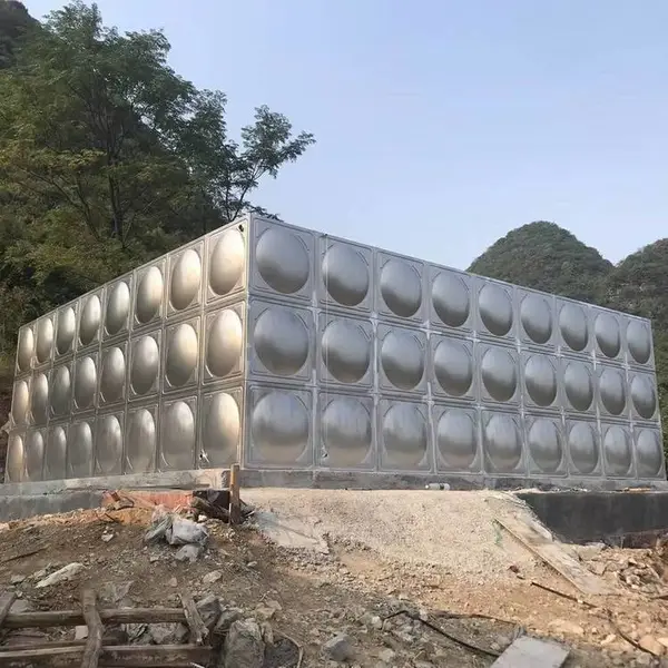 五六盘水高兴仁不锈钢方形水箱 不锈钢焊接消防水箱储存用水装置