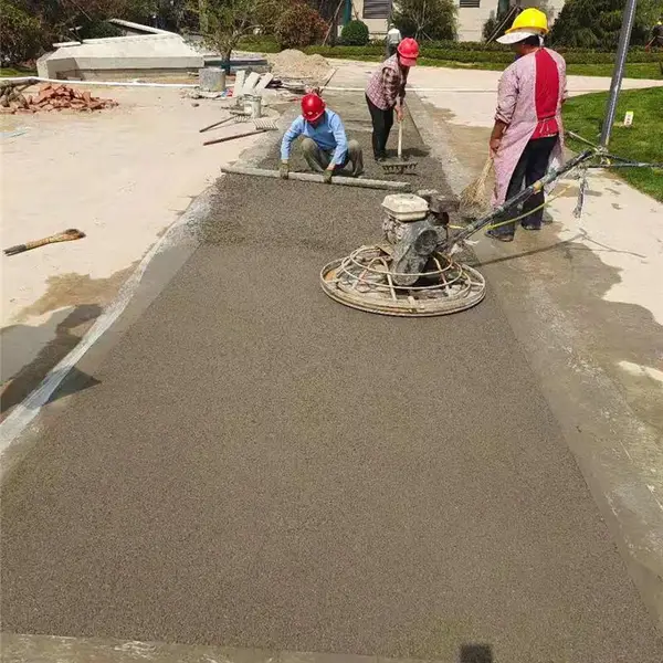 青岛透水艺术地坪 园林景观透水路面 彩色透水混凝土