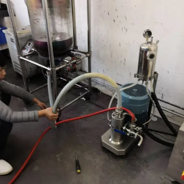 防伪油墨高剪切研磨机,珠光颜料管线式湿法研磨均质机