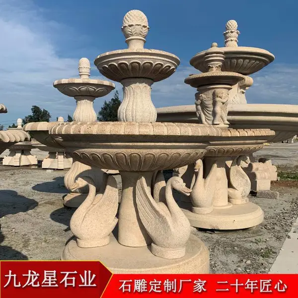 �Ƶ��ſڻ���ʽ˫��ʯ����Ȫ ����ʯŷʽ��ˮ�ض���