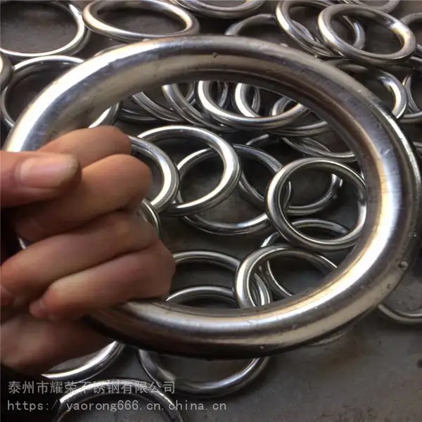 耀荣 建筑五金焊接圆环 体育器材不锈钢钢圈 规格按要求定做