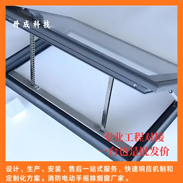 卅成西安电动开窗器厂家 智能遥控手摇开窗器 链条螺杆式 适用于高位窗
