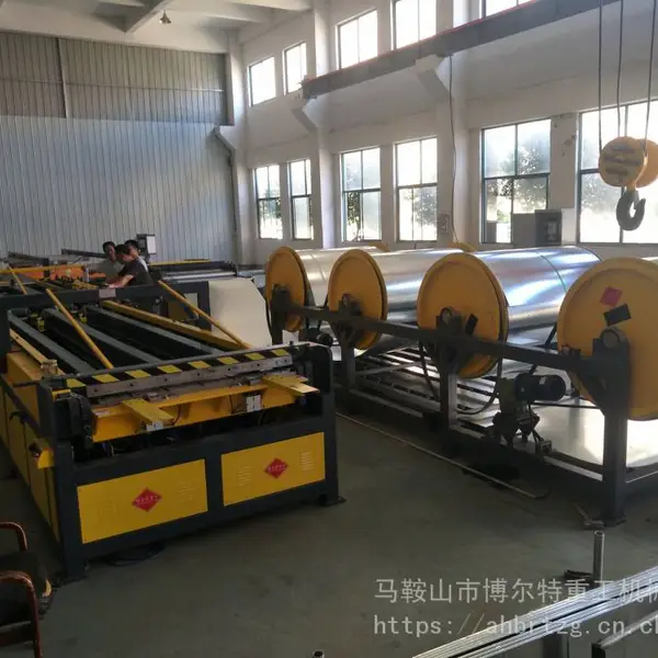 超级风管生产五线 全自动风管生产线视频 风管生产5线视频