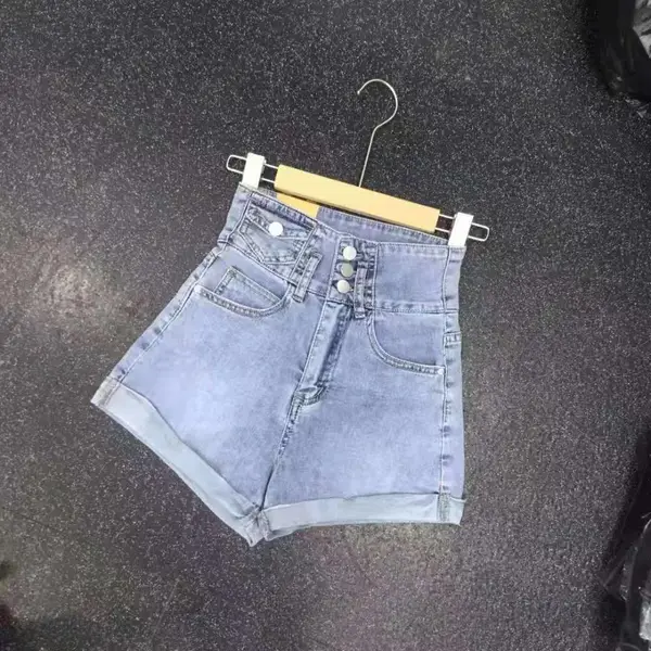 河南郑州市巩义市批发女士大码牛仔裤夏季破洞尾货库存牛仔地摊低价牛仔厂家货源