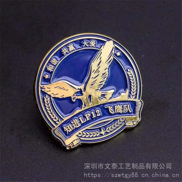 烤漆徽章制作 飞机徽章订做 卡通动漫徽章订制