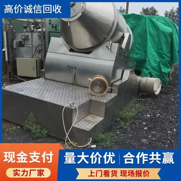 佛山回收食品厂设备 食品储存罐拆除 整厂旧机械设备回收