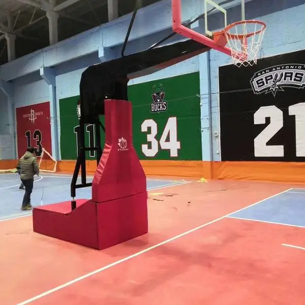 江西抚州篮球架-江西特冠体育-篮球架塑胶球场