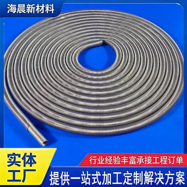螺旋裹丝弹簧管 沥青预埋弹簧渗水管15*1.2mm集水井 海晨