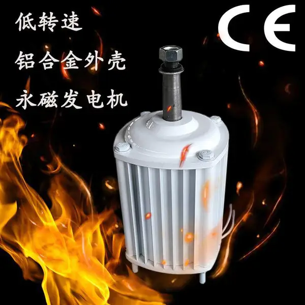 山东德州晟成2KW三相交流永磁发电机电机2千瓦风力发电机马达低速发电纯铜线包