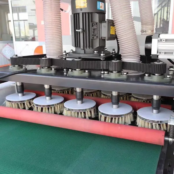 实木板式家具自动异形打磨机抛光机 打磨抛光橱柜门板吸塑门地板