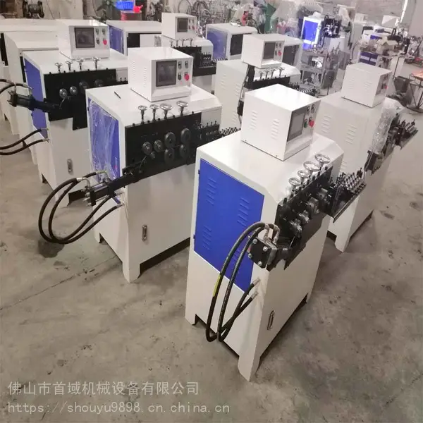 广东佛山伺服除尘骨架打圈机高铁螺旋筋卷圆机镀锌丝弯圆机首域不锈钢带滚圆机