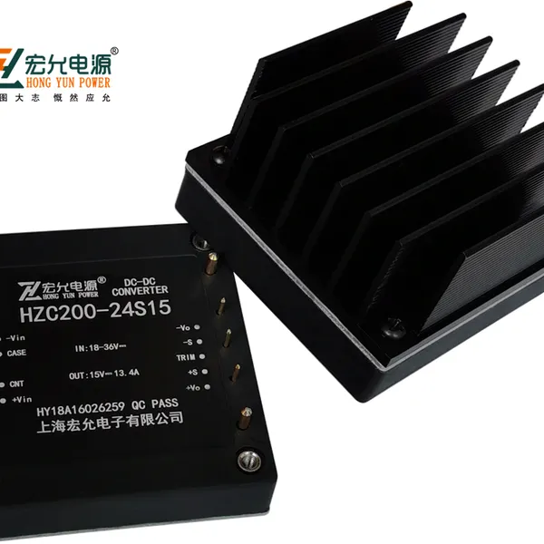 �Ϻ�����DC-DC��Դģ�鳧�ҹ�Ӧ200W��ש��Դģ��HZC200-24S15