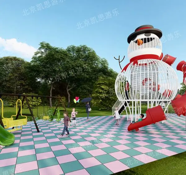 儿童游乐场设备 户外不锈钢滑梯 无动力攀爬组合 小区滑梯 幼儿园秋千