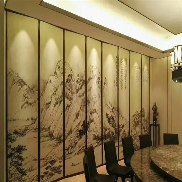 东莞酒店活动隔断 移动隔断墙 极高型
