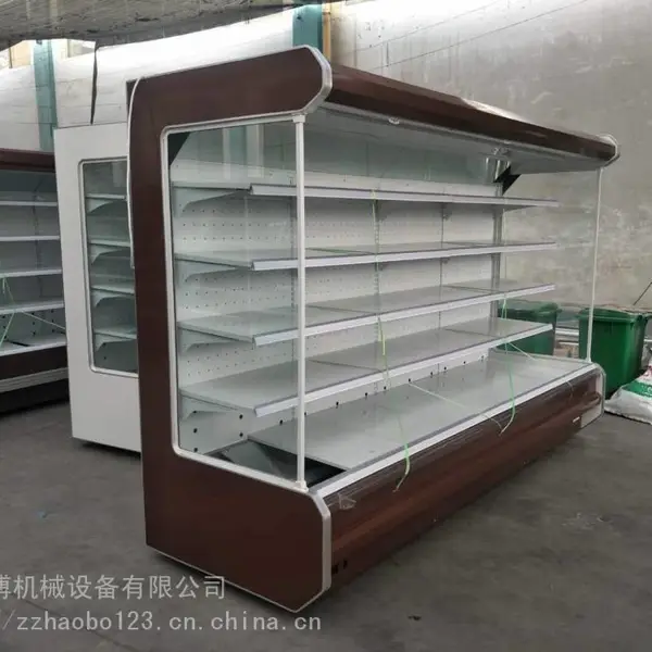 三门峡风幕柜供应 商用水果保鲜柜 冷藏冰柜 超市蔬菜展示柜
