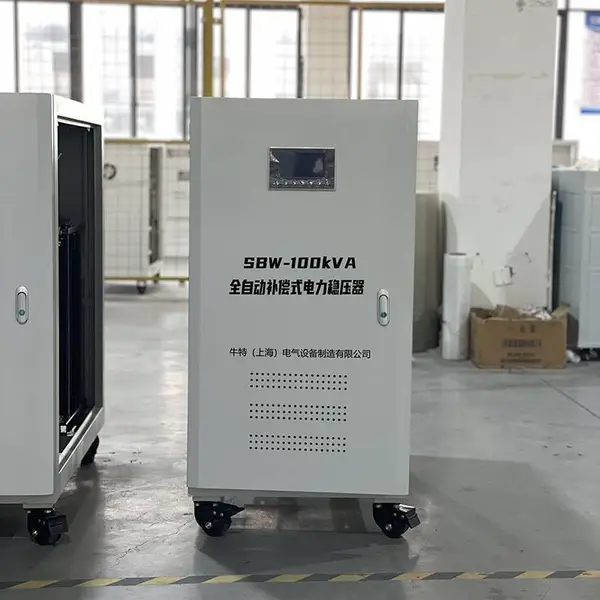 激光机配套用SBW-120KVA三相全自动补偿式电力稳压器 精准稳定电压
